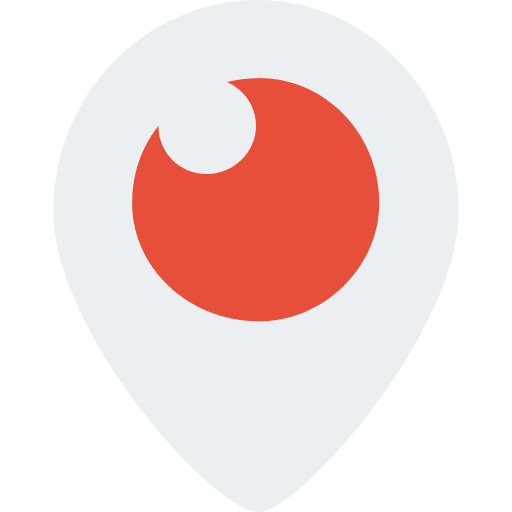 Periscope logo network social media icon
