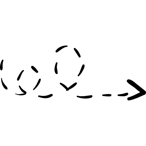 Scribble broken line drawing curve broken icon