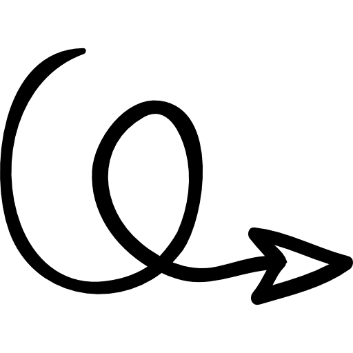Swirly arrow right right arrow arrows icon