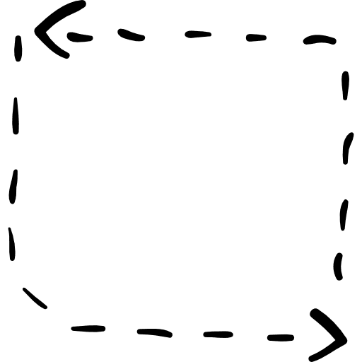 Looping arrows with broken line refresh arrows two arrows icon