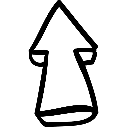 3d up arrow upload point to arrows icon