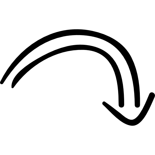 Downward rotation arrows direction down arrow icon