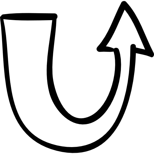 Semicircular upward arrow arrows up arrow up icon