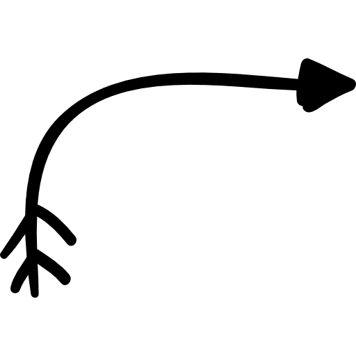 Turn right arrow direction right arrow curve icon