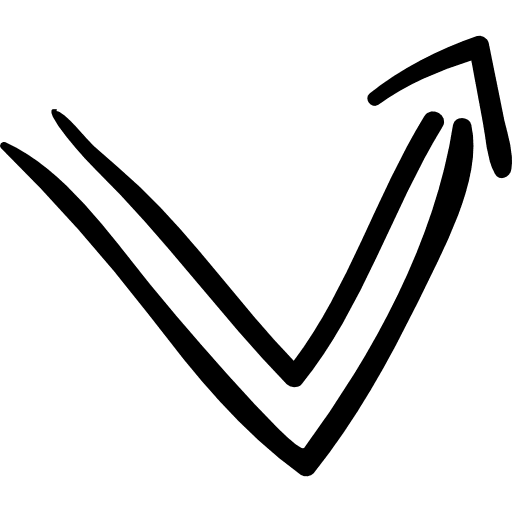 Check mark arrow check arrows verification icon