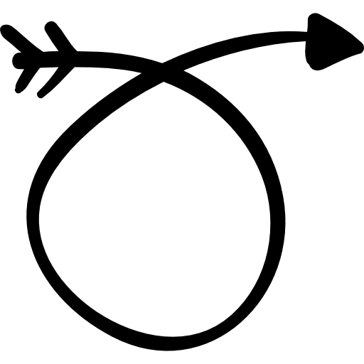 Right loop arrow arrows replay scribble icon