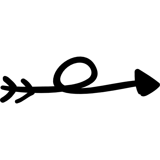 Rotate arrow trajectory direction archery icon