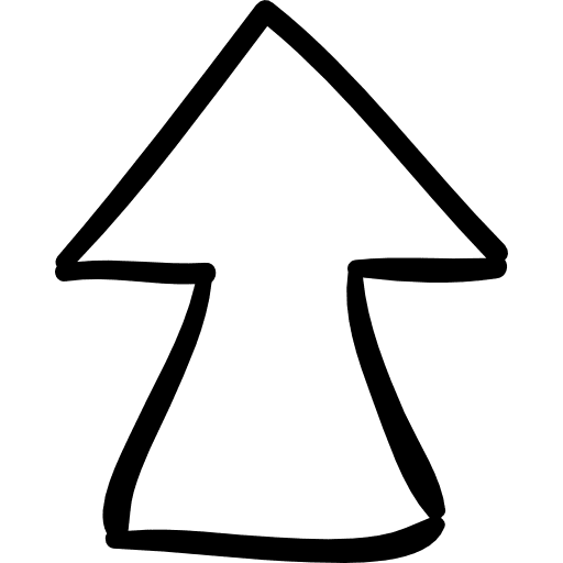 Up arrow point to arrows upload icon