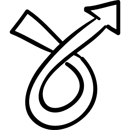 Loop right arrow outline right arrow pointing direction icon