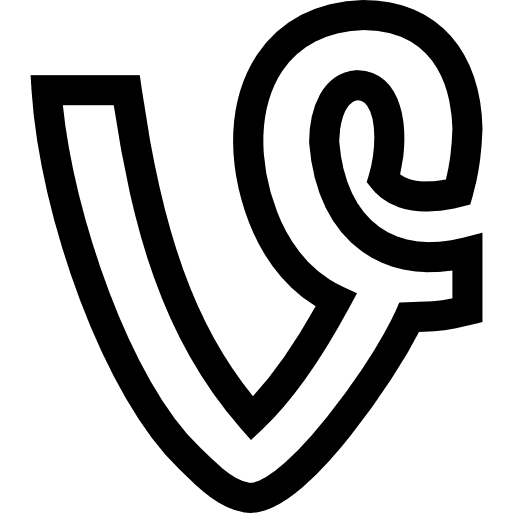 Vine brand social network communications icon Vine brand social network communications icon
