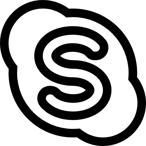 Skype social media social network brand icon Skype social media social network brand icon