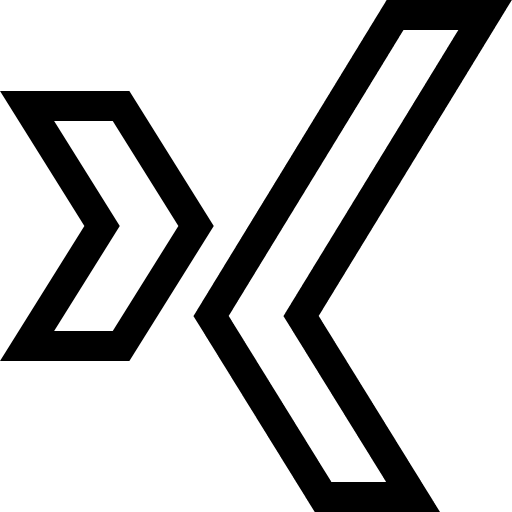 Xing conversation logo social media icon Xing conversation logo social media icon