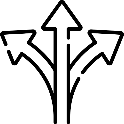 Direction multiple arrows up icon Direction multiple arrows up icon