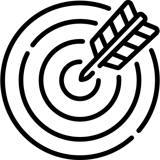 Goal challenge purpose business and finance icon Goal challenge purpose business and finance icon