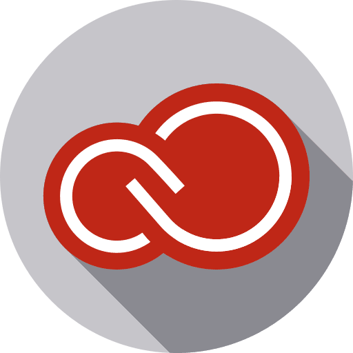 Creative cloud graphic design software logo icon Creative cloud graphic design software logo icon