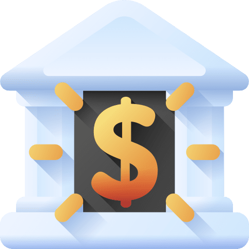 Bank ios14 business and finance bank icon
