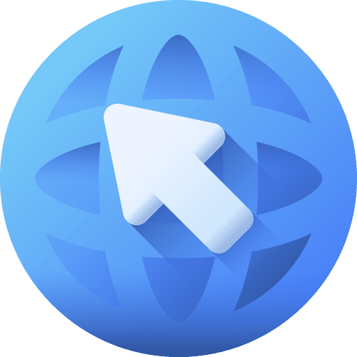 Browser worldwide communications earth grid icon
