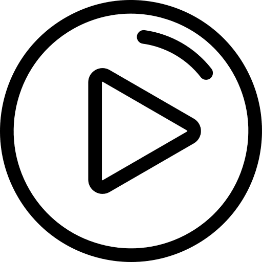 Play button music player video multimedia icon