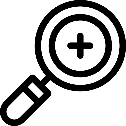 Zoom in zoom in interface loupe icon