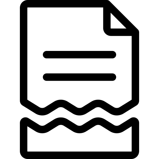 File portable document format warning document icon