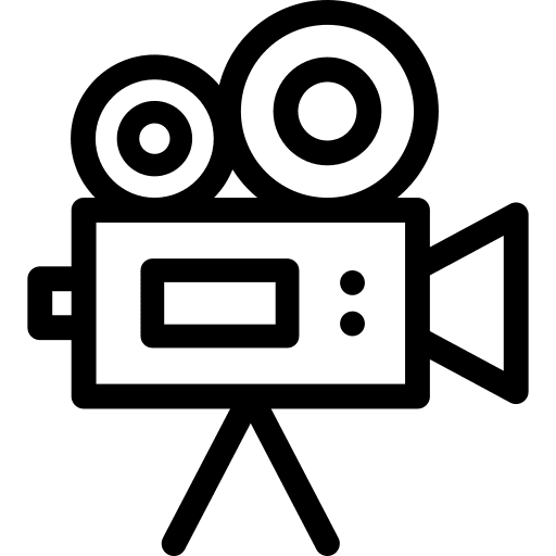Video camera video technology film icon