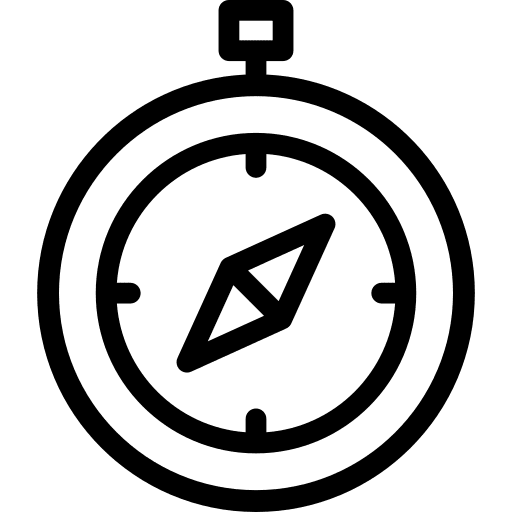 Compass gps navigation cursor icon