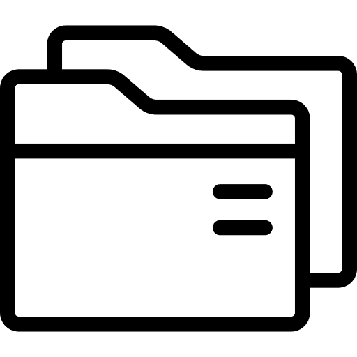 Folder file storage storage data storage icon