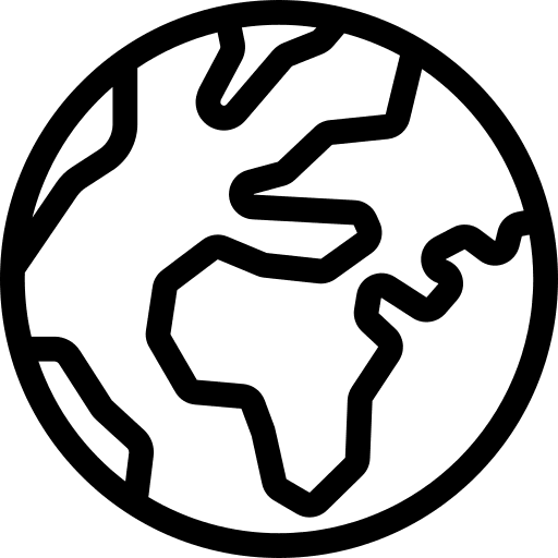 Planet earth planet earth global geography icon
