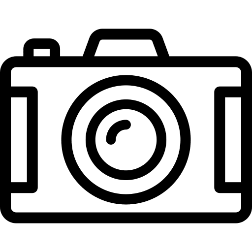 Photo camera photograph photo technology icon