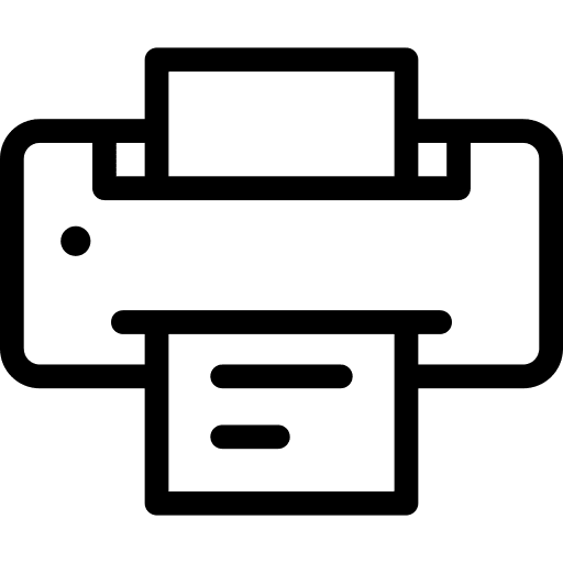 Printer print ink printing icon