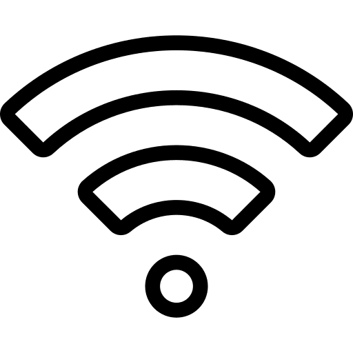 Wifi signs computer connection icon