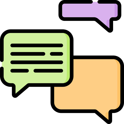 Conversation speech bubble discussion communications icon Conversation speech bubble discussion communications icon