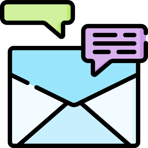 Discussion message mail email icon Discussion message mail email icon
