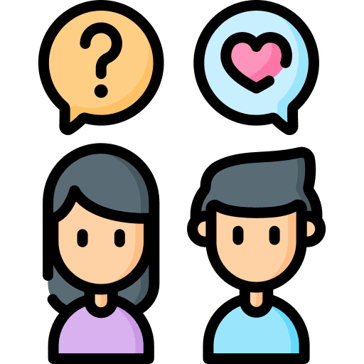 Love girl user heart icon Love girl user heart icon