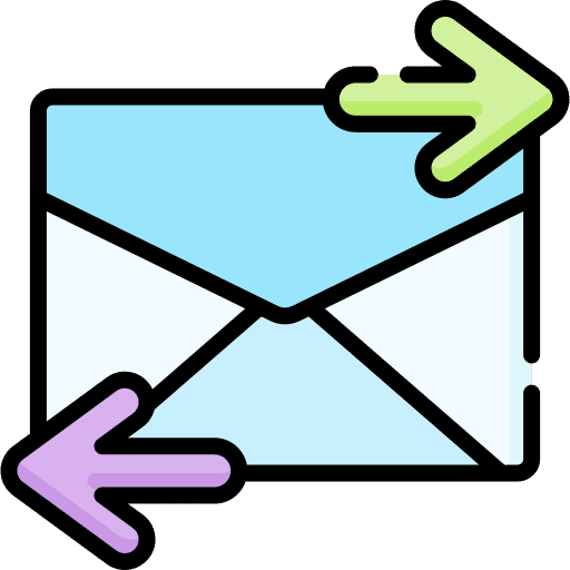 Mail arrow email message icon Mail arrow email message icon