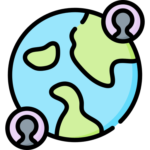 Network world global user icon Network world global user icon