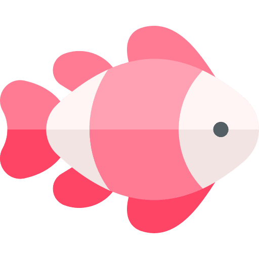 Clown fish wildlife fauna animals icon