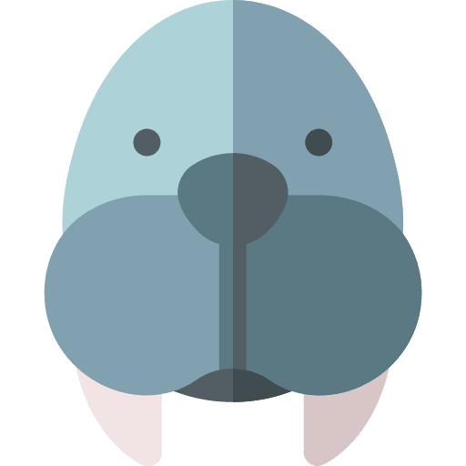 Walrus wildlife animals zoology icon Walrus wildlife animals zoology icon