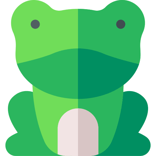 Frog wildlife frog zoo icon Frog wildlife frog zoo icon