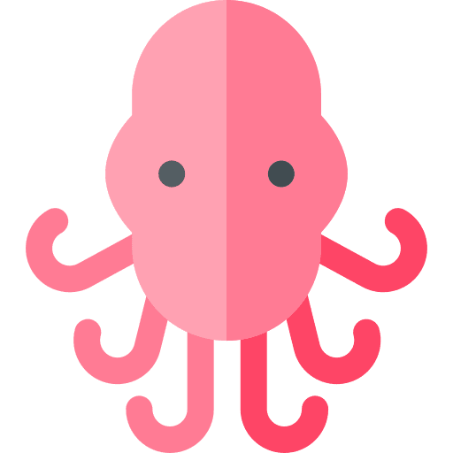 Squid zoology animal kingdom wildlife icon Squid zoology animal kingdom wildlife icon