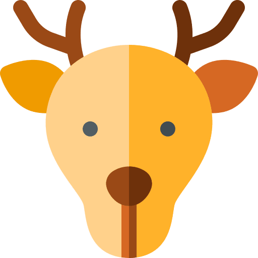 Deer fauna animals mammal icon Deer fauna animals mammal icon