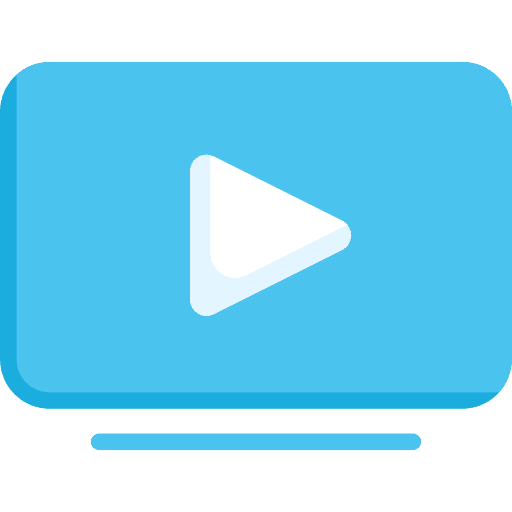 Facebook tv videos social network icon