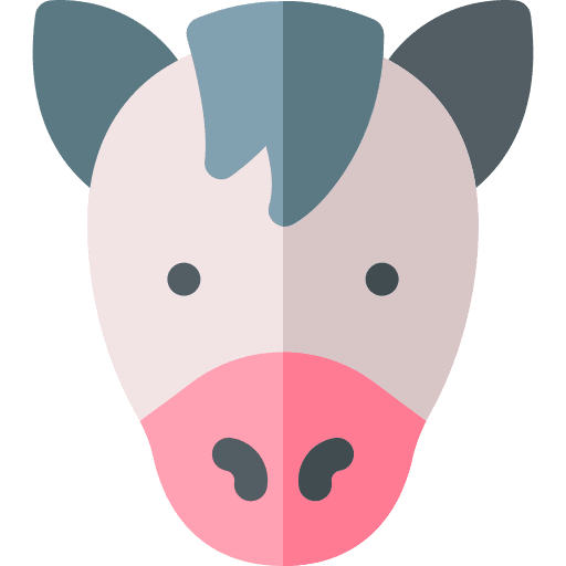 Horse equine fauna animals icon Horse equine fauna animals icon