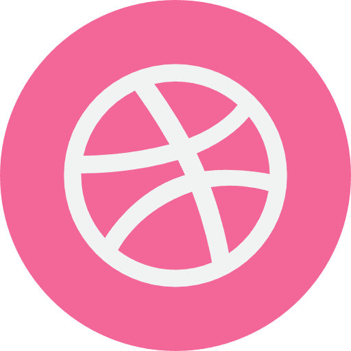 Dribbble logo social network logos icon Dribbble logo social network logos icon