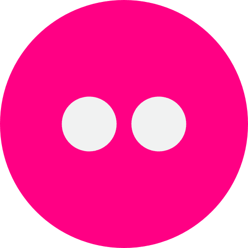 Flickr social network flickr logos icon Flickr social network flickr logos icon