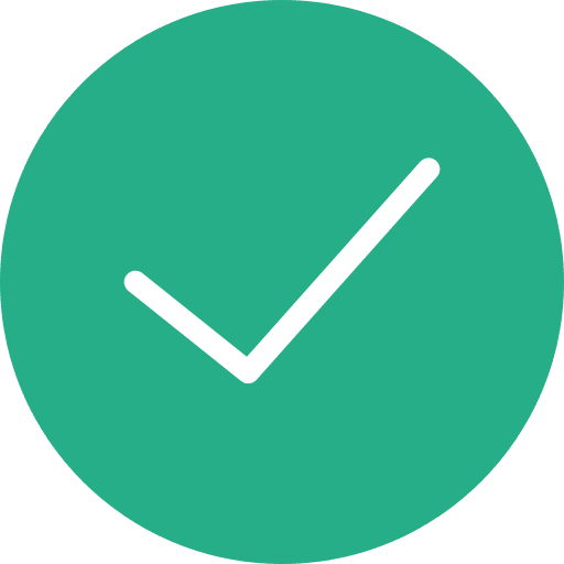 Success okay tick ideal icon
