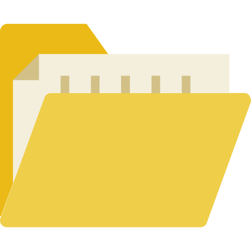 Folder folder office material data storage icon
