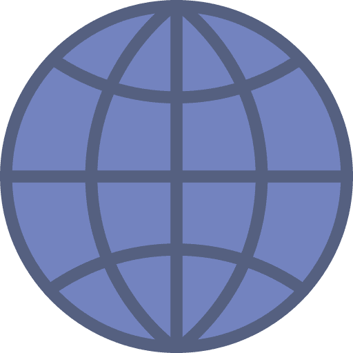 Internet signs worldwide multimedia icon