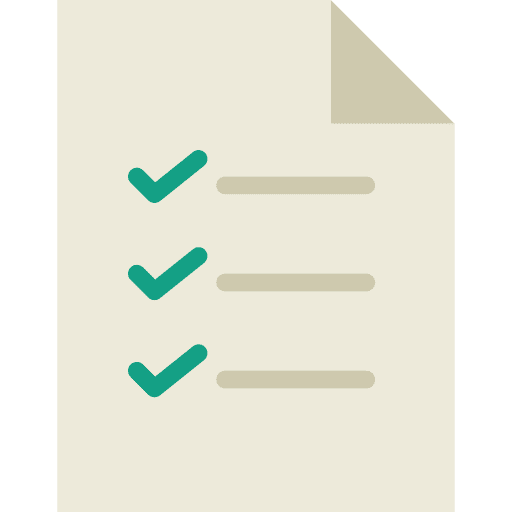 List tasks tick list icon
