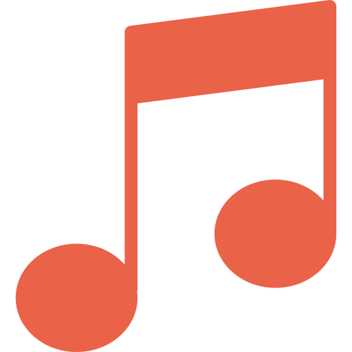 Music player music song musical note icon
